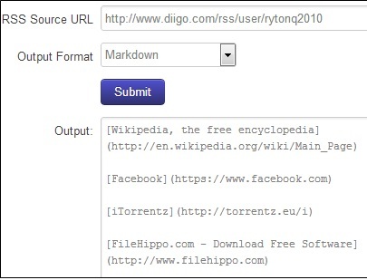 LinkFester: Obtenez facilement du code HTML pour publier des listes de liens sur votre blog Markdown