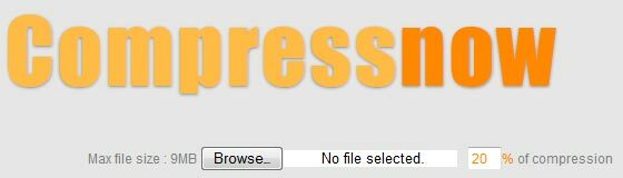 CompressNow: compressez facilement la taille des images JPG, GIF, JPEG et PNG compressnow