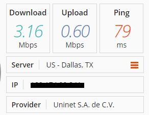 Utilisez BandwidthPlace pour tester la vitesse de téléchargement et de téléchargement d'Internet