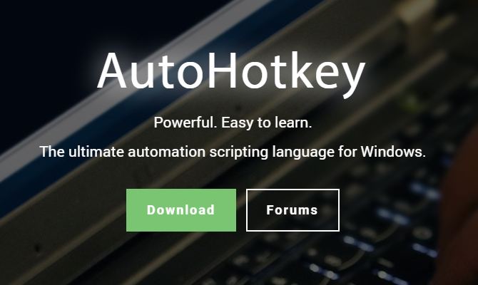 AutoHotkey - le langage de script de raccourci