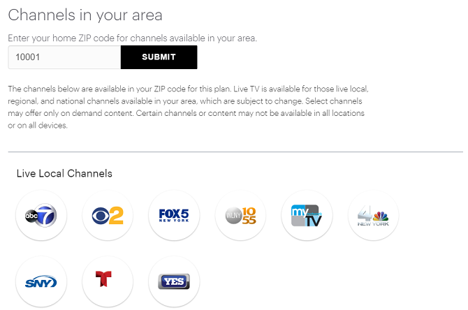 hulu regarder la liste des chaînes de télévision locales