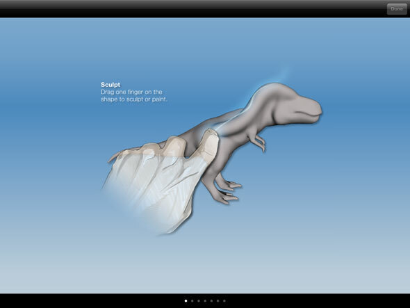 Application 3D pour iPad