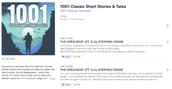 Le podcast de Jon Hagadorn propose une narration apaisante de 1001 nouvelles et contes classiques