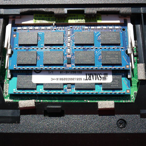 mise à niveau de la mémoire de l'ordinateur portable