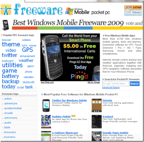 gratuiciel windows mobile 6