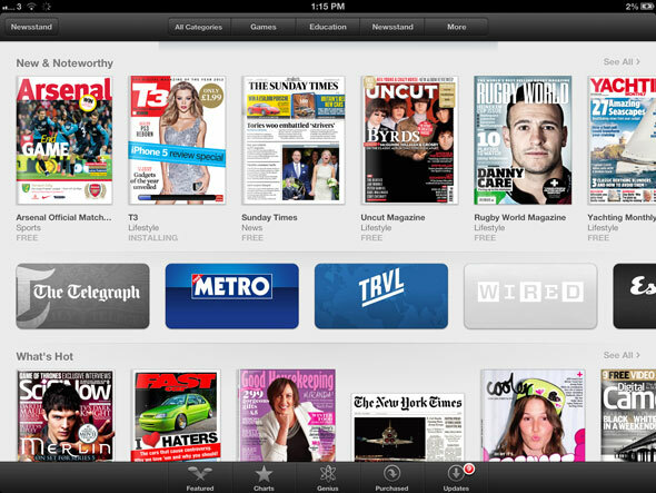 magazines sur ipad