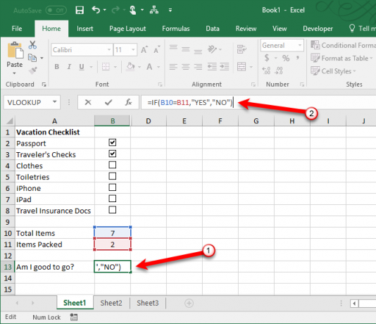 comment créer une liste de contrôle dans Excel comme les pros