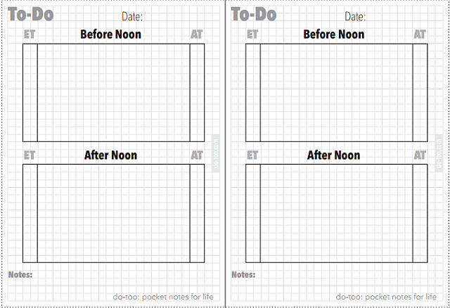 planificateur de productivité d'une page-imprimable-3x5-do-too