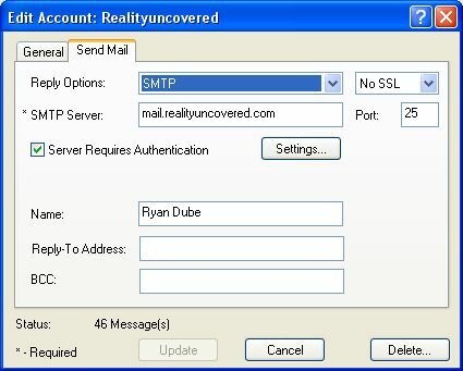 Vérifier tous les e-mails et recevoir des alertes par e-mail avec POP Peeper (Windows) pop3emailru2