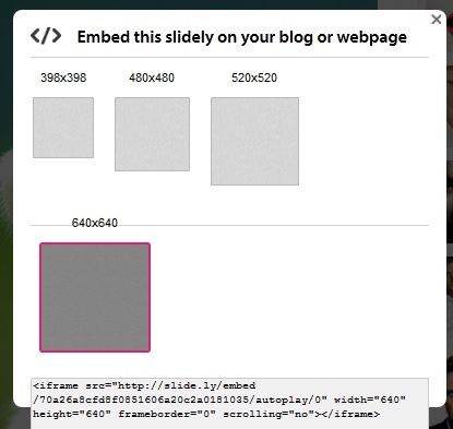 Slidely: Créez facilement des diaporamas musicaux à partir de vos images en ligne Embed1