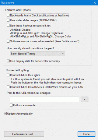 options de flux