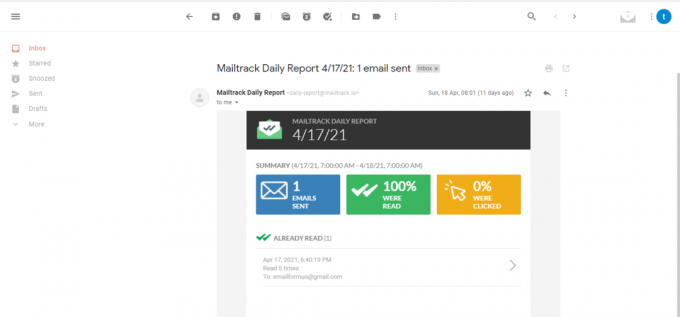 MailTrack pour Gmail