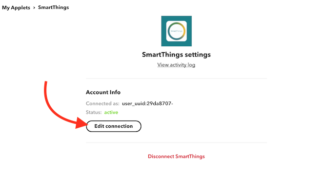 Comment configurer et utiliser votre système Samsung SmartThings pour modifier la connexion à ifttt