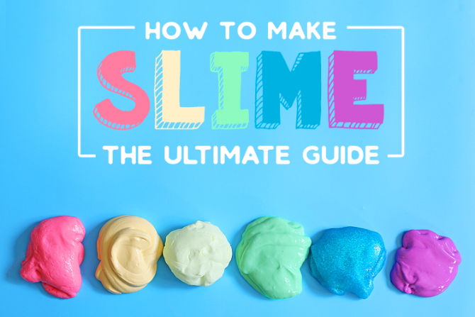 Créez cinq types différents de Slime à la maison avec le guide ultime de DIY Slime de The Craft Patch 