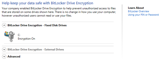 encyption de bitlocker