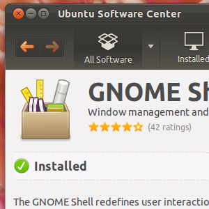 Ubuntu gnome shell