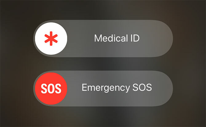 Mode SOS d'urgence iOS