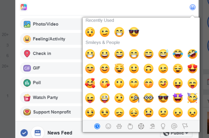 les emoji facebook sont une sorte de symbole pour facebook