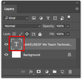 Comment ajouter et modifier du texte dans le panneau Calques d'Adobe Photoshop Photoshop