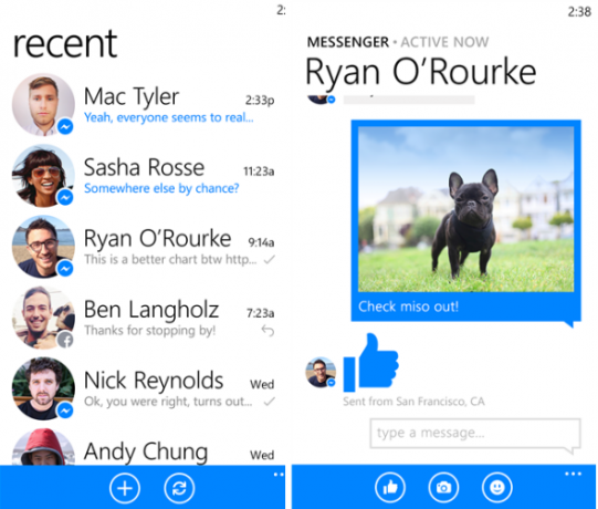 Les utilisateurs de Windows Phone peuvent désormais installer Facebook Messenger fbmwindowsphone3