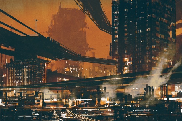 cyberpunk-city