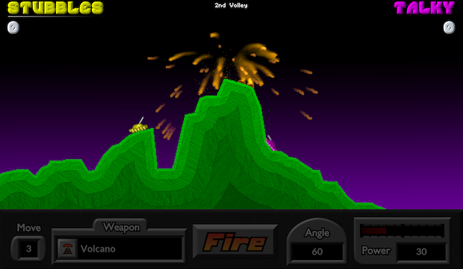 Jeu mobile Pocket Tanks