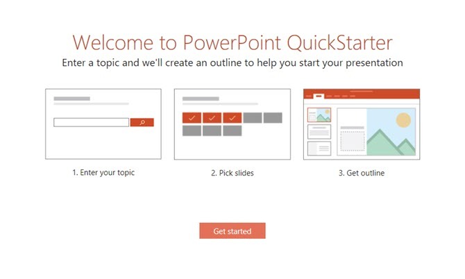 PowerPoint QuickStarter décrit instantanément toute nouvelle présentation et vous démarre du bon pied