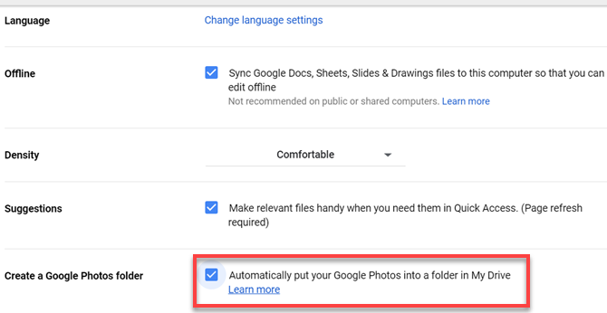 Créer un dossier Google Photos