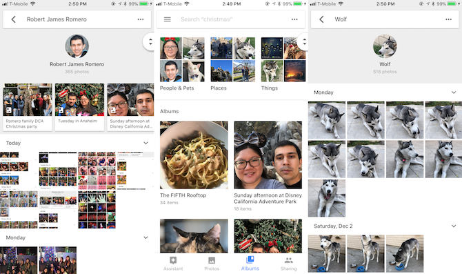 comment trouver rapidement des photos dans google photos