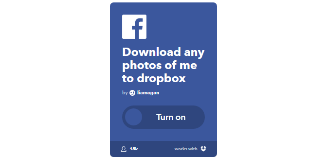 Le guide IFTTT ultime: utilisez l'outil le plus puissant du Web comme un pro 31IFTTT FBTaggedPhotosToDropbox