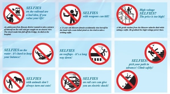 Devriez-vous prendre ce selfie? Quelques choses à considérer Guide russe des selfies sûrs en anglais partie 2