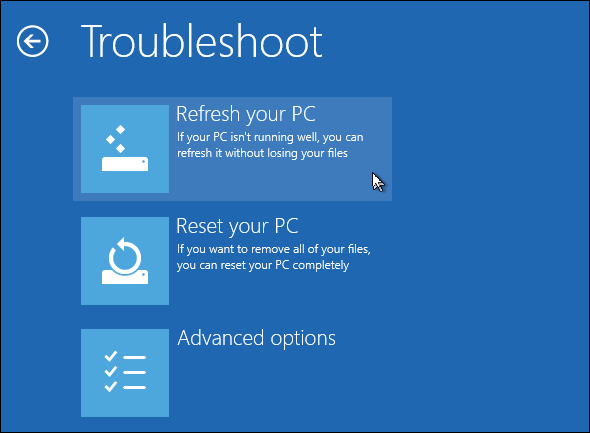 correction du chargeur de démarrage de Windows 8