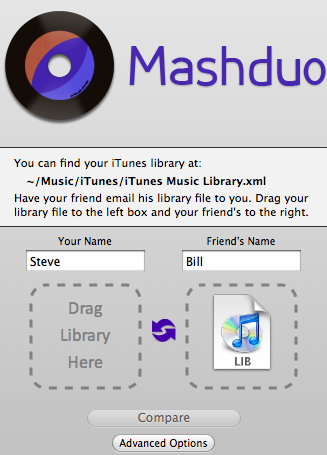 comparer les bibliothèques de musique itunes