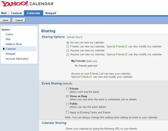 Organisez votre vie avec le partage d'articles du calendrier Yahoo