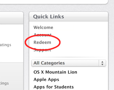 Vous avez acheté un Mac récemment? Demandez votre mise à niveau gratuite vers OS X Mountain Lion échangez le code