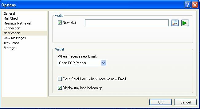 Vérifiez tous les e-mails et recevez des alertes par e-mail avec la configuration de POP Peeper (Windows).