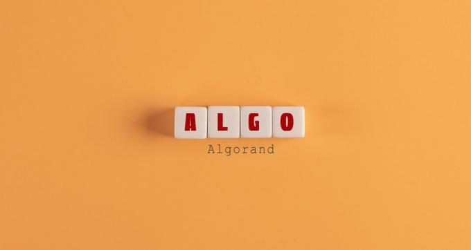 algo orthographié en lettres de scrabble sur fond orange