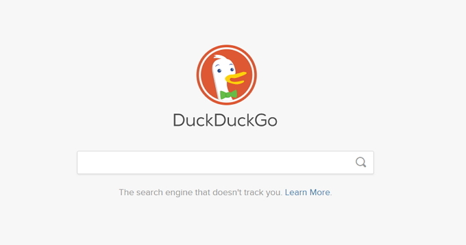 Le guide complet pour améliorer votre sécurité en ligne et défendre votre confidentialité Capture d'écran de DuckDuckGo