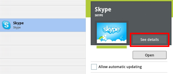 application android skype