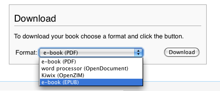 téléchargement d'ebooks wikipedia