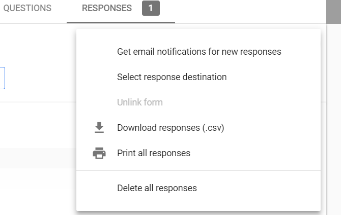 Google Sheets, formulaire de contact