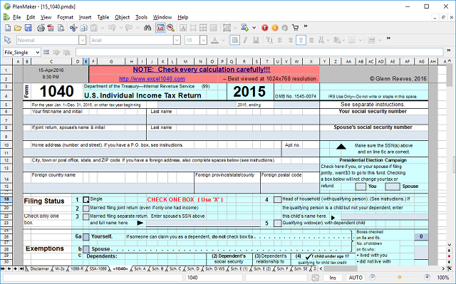 freeoffice-fonctionnalités-planmaker