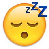 dormir somnoler zzz emoji émoticône