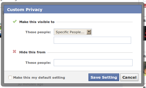 Comment vous protéger des Facebook Stalkers Out There facebook customprivacy