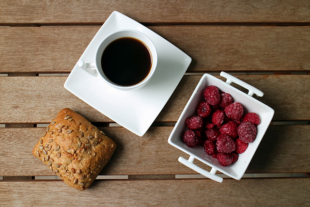 petit déjeuner-café