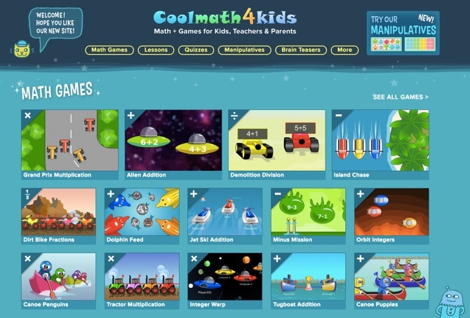 Jeu éducatif pour les enfants - Coolmath4kids