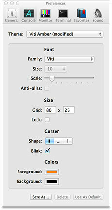 Cathode & Blinky: remplacement vintage sexy pour console Terminal & TextEdit [Mac OS X]