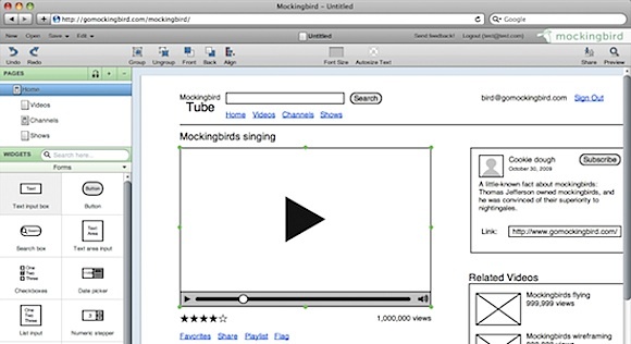 3 outils pour créer des maquettes et des wireframes en ligne mockingbird