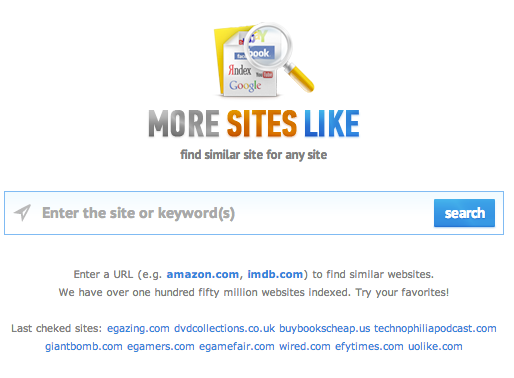 trouver des sites Web similaires à d'autres sites Web