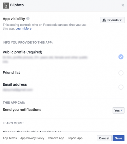 Conseil de confidentialité de Facebook: comment limiter le partage de vos données avec des tiers Paramètres de l'application Facebook